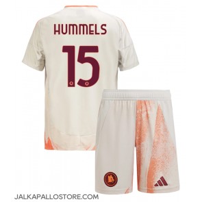 AS Roma Mats Hummels #15 Vieraspaita Lapsille 2024-25 Lyhythihainen (+ shortsit)